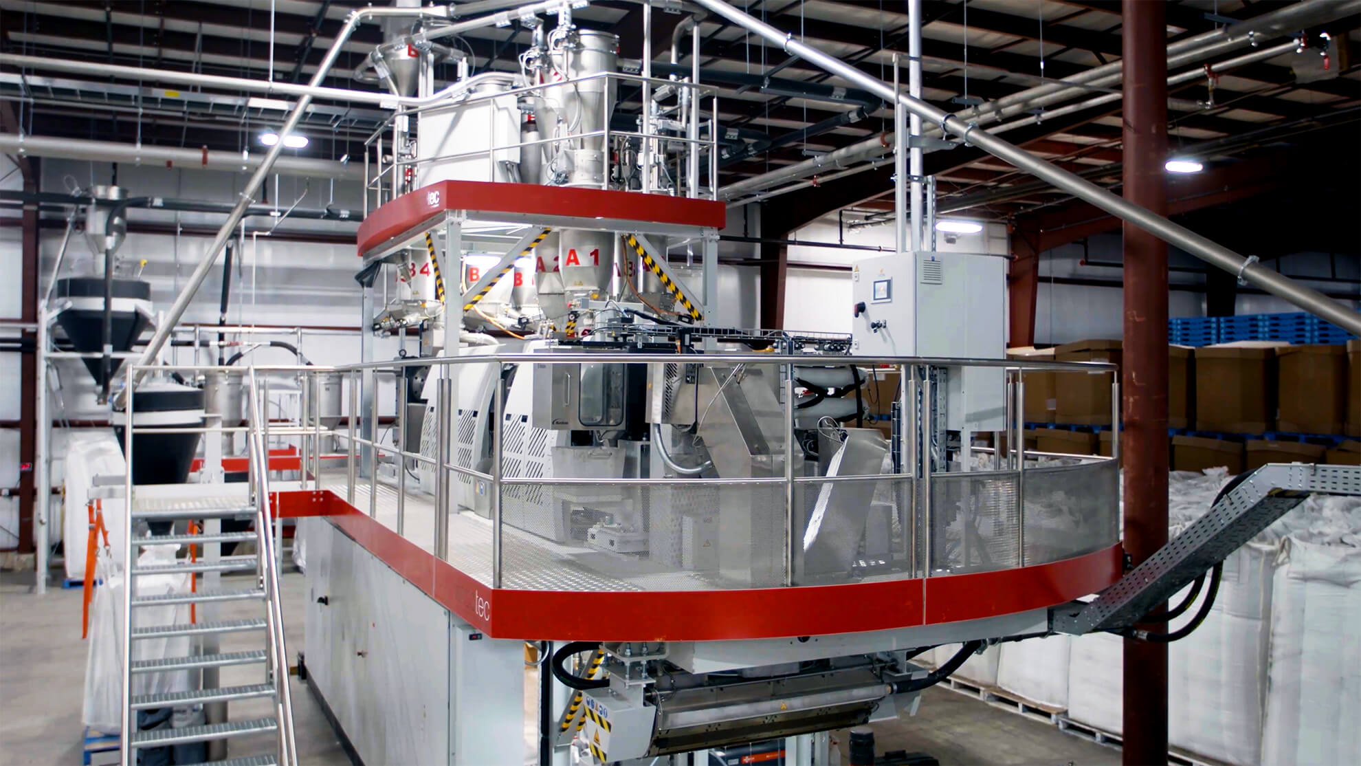 Photo of a Packaging machine at BMP.